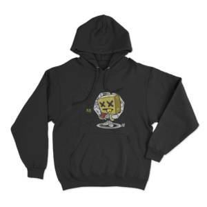 Hard Gz Kekos Cube Man Unisex Hoodie Black