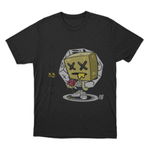 Hard Gz Kekos Cube Man Unisex T Shirt Black