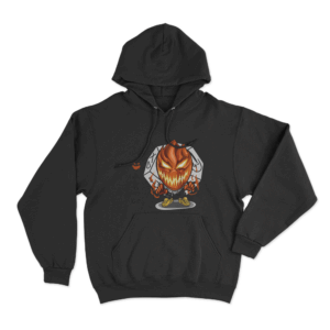 Hard Gz Kekos Fire Demon Unisex Hoodie Black