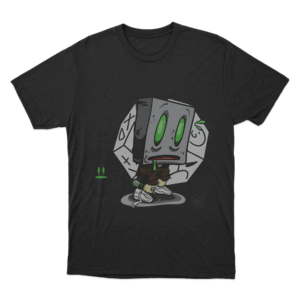 Hard Gz Kekos Gray Box Head Figure Unisex T Shirt Black