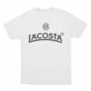 Lacosta Logo Unisex T Shirt White