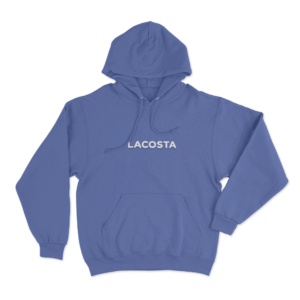 Lacosta Unisex Hoodie Blue