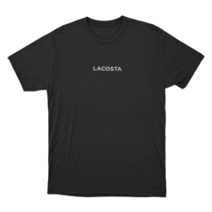 Lacosta Unisex T Shirt Black