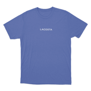 Lacosta Unisex T Shirt Blue